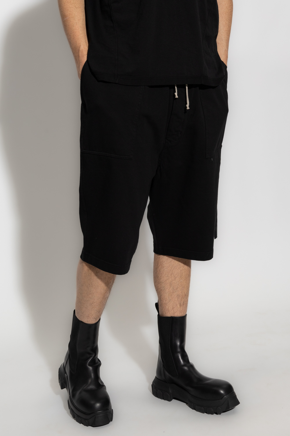 Black Shorts with logo Rick Owens DRKSHDW - Grimey Ocean